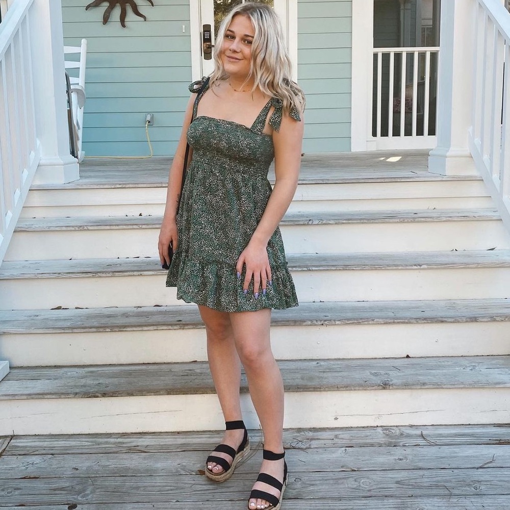 Aerie Green Dress